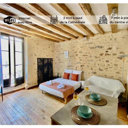 Апартаменти Le Cosy-Chic, 2 Min A Pied Cathedrale , Jacobins Ле-Ман Екстер'єр фото